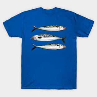 Mackerel Pattern - Fish Fans T-Shirt